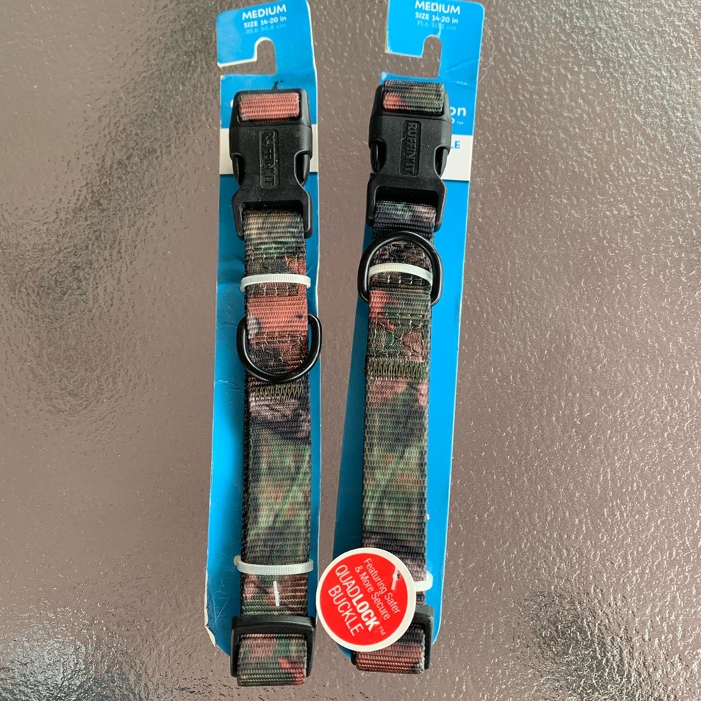 camo medium adjustable collar